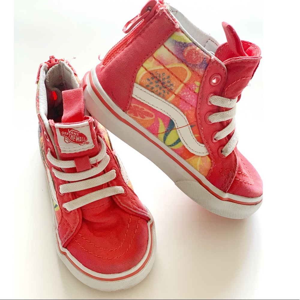 Toddler  Girl- Sk8 High Zip Vans